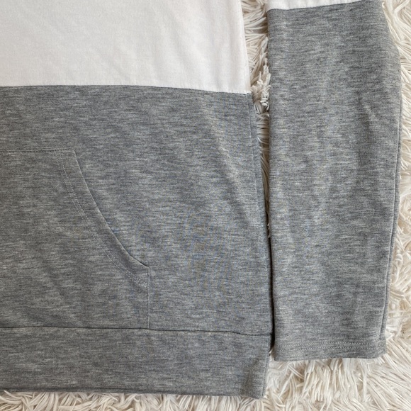 Staccato LS Colorblock Hoodie ๐ Pink White Gray - Picture 8 of 12